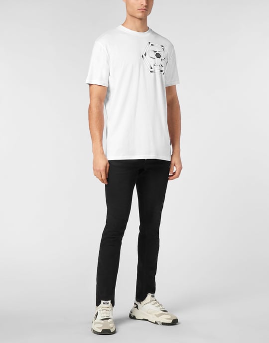 T-Shirt Round Neck Hexagon - Image 4