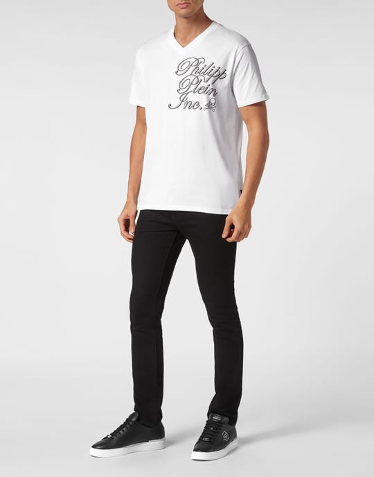 T-Shirt V-Ringad - Image 4