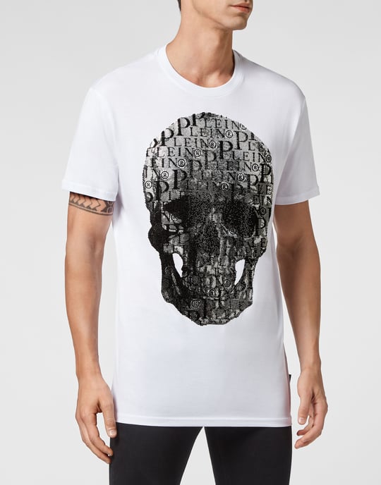 T-Shirt Ronde Hals Skull And Plein - Image 2