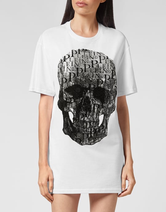 T-Shirt Ronde Hals Skull And Plein - Image 3