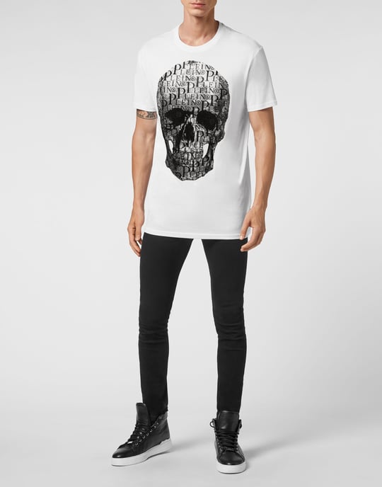 T-Shirt Ronde Hals Skull And Plein - Image 4