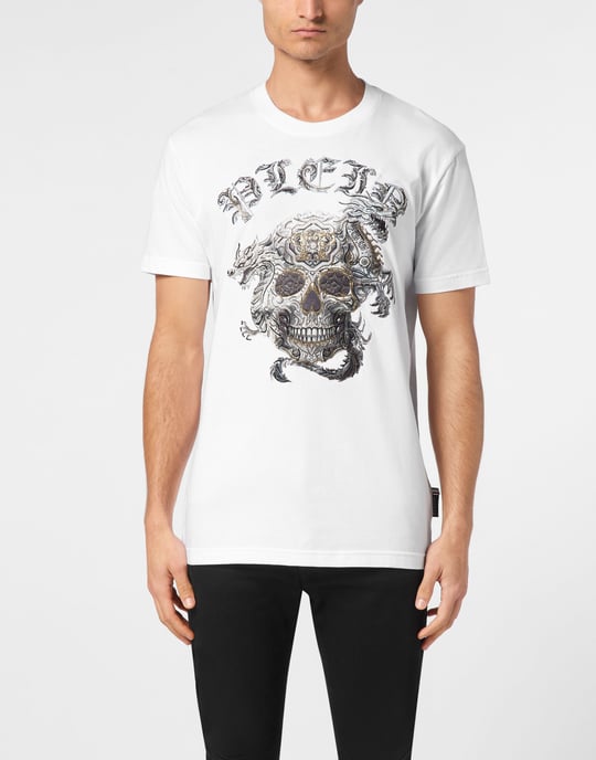 T-Shirt Round Neck Skull - Image 2