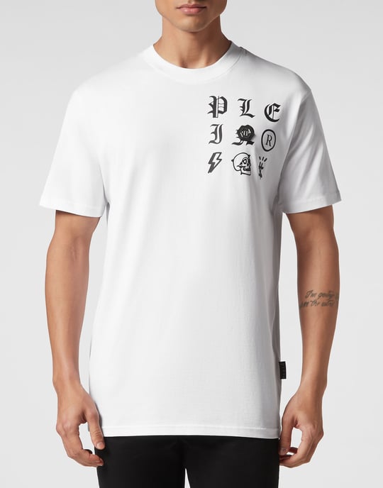T-Shirt Ronde Hals Gothic Plein - Image 2