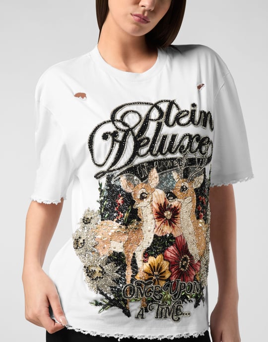 Man Fit Destroyed T-shirt Fairy - Image 3