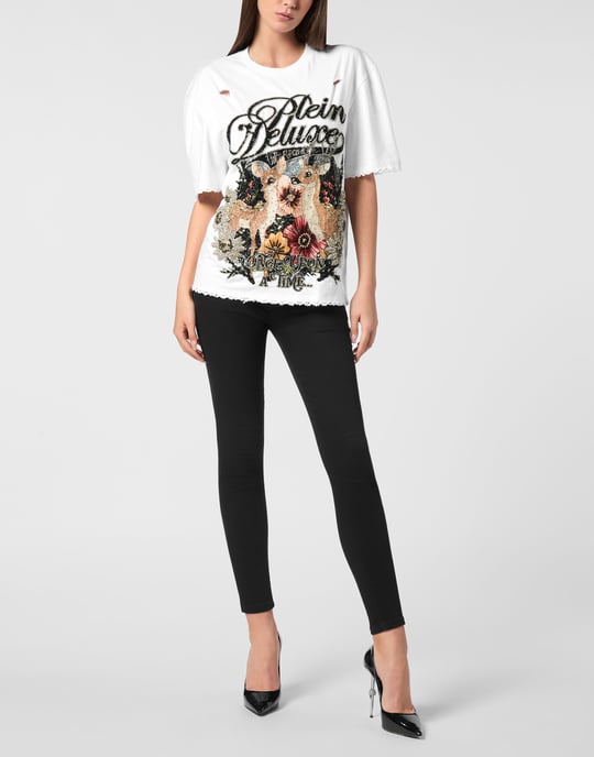 Man Fit Destroyed T-shirt Fairy - Image 4