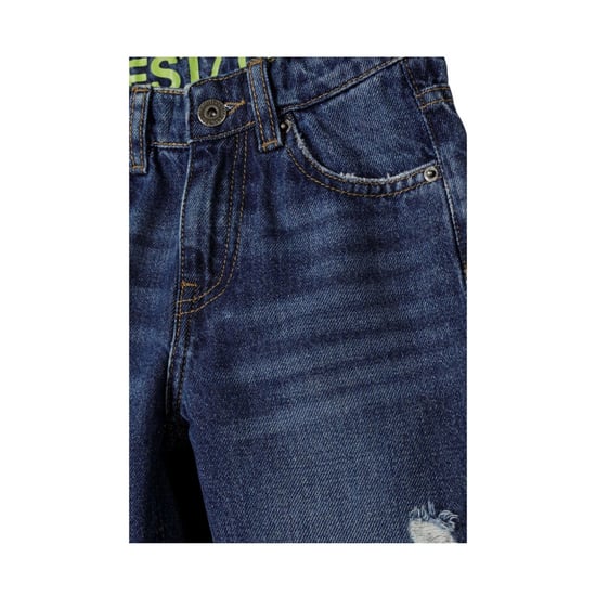 Minoti Jongens Denim Gescheurde Jeans (Donkerblauw) - Image 3