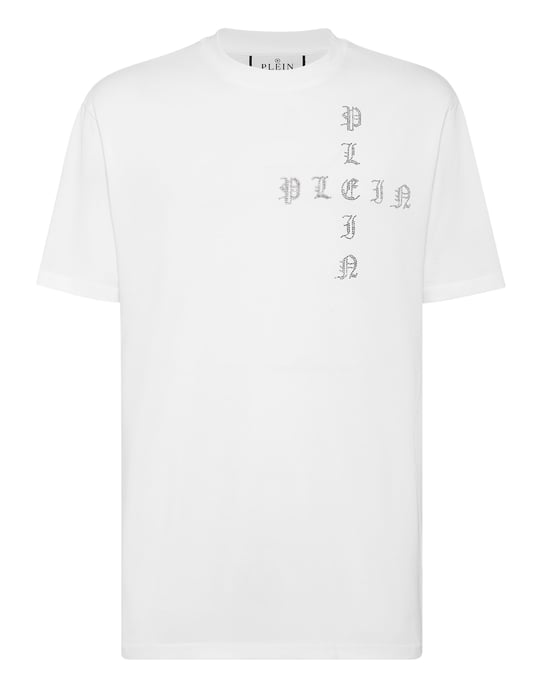T-Shirt Rund Hals Gothic Plein - Image 1