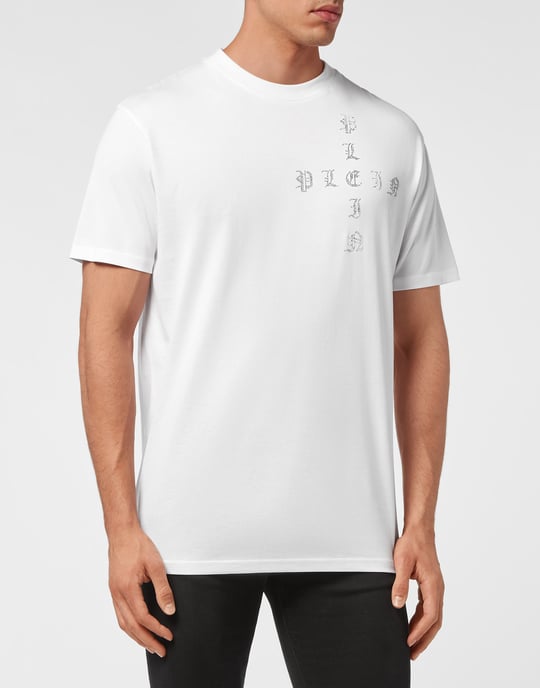 T-Shirt Rund Hals Gothic Plein - Image 2