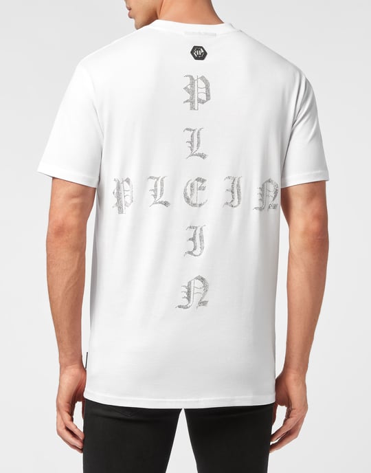T-Shirt Rund Hals Gothic Plein - Image 4