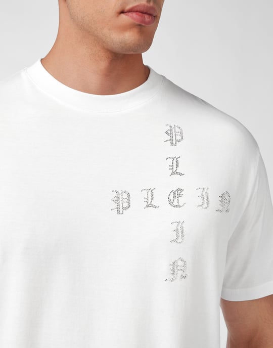 T-Shirt Rund Hals Gothic Plein - Image 5