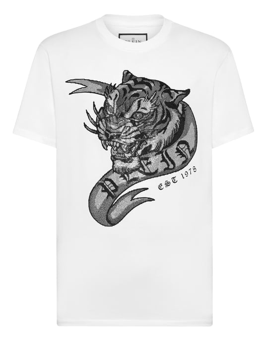 T-shirt Rund Hals Tatuering - Image 1