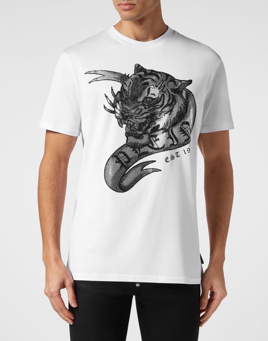 T-shirt Rund Hals Tatuering - Image 2