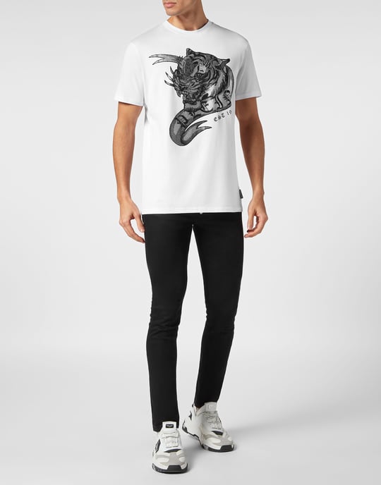 T-shirt Rund Hals Tatuering - Image 3