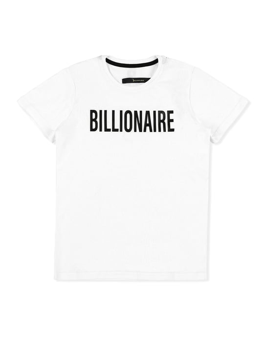 T-shirt med rund hals och logotyp - Image 1