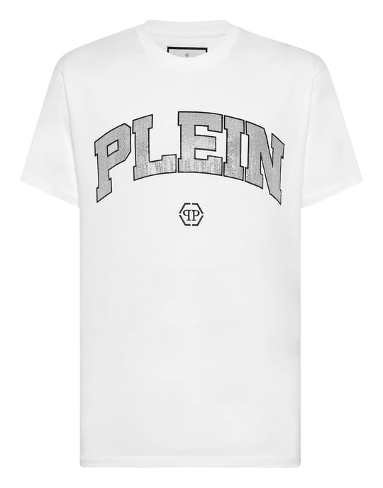 T-shirt med rund halsringning - Image 1