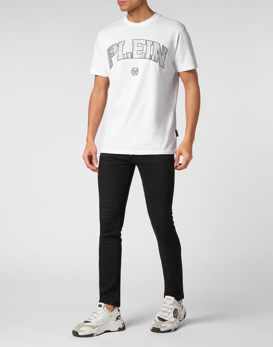 T-shirt med rund halsringning - Image 3