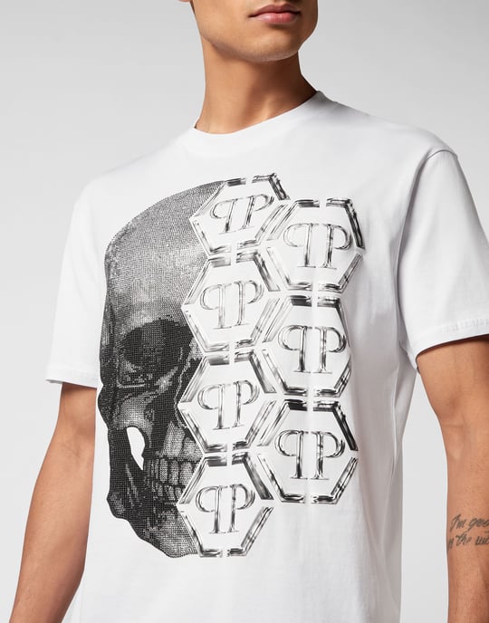 T-Shirt Ronde Hals Skull And Plein - Image 5