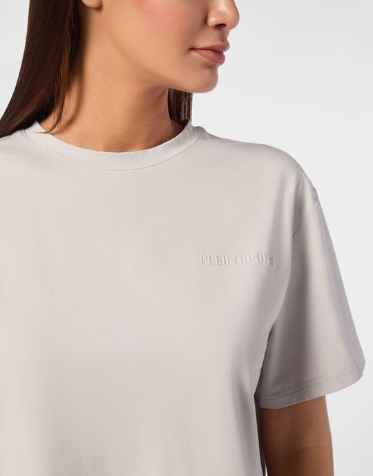 T-shirt med rund halsringning - Image 5