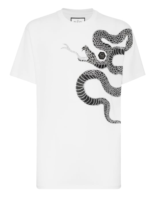 T-Shirt Rund Hals Snake - Image 1