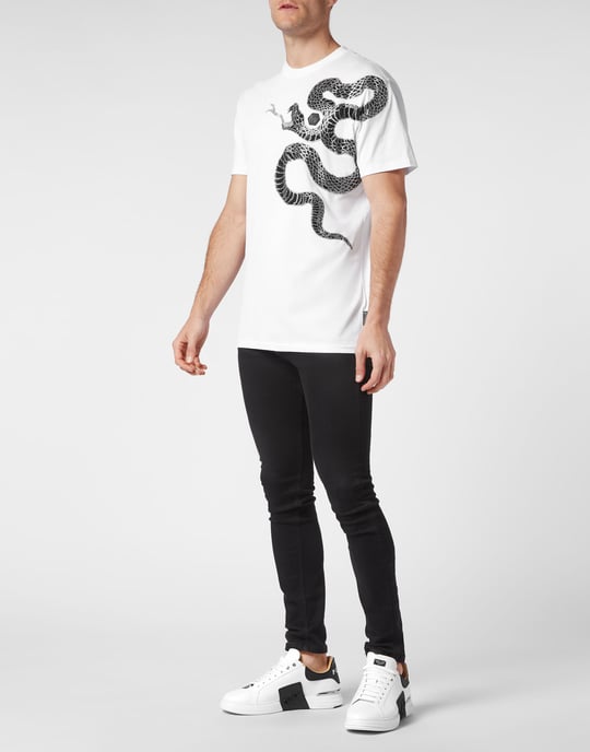 T-Shirt Rund Hals Snake - Image 3