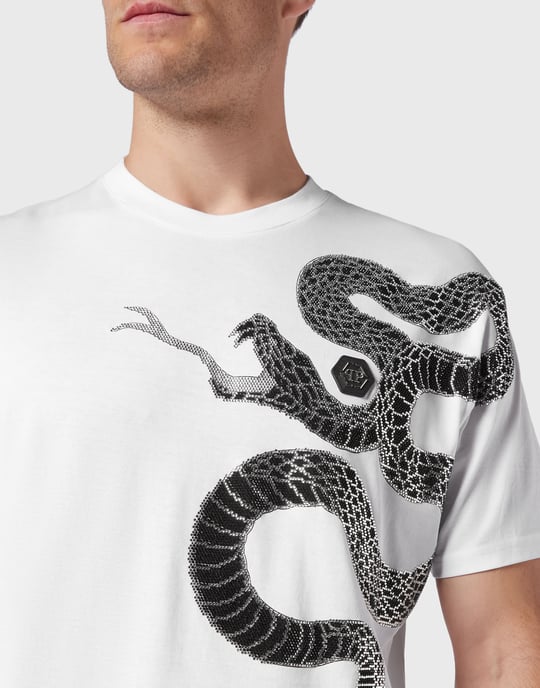 T-Shirt Rund Hals Snake - Image 5
