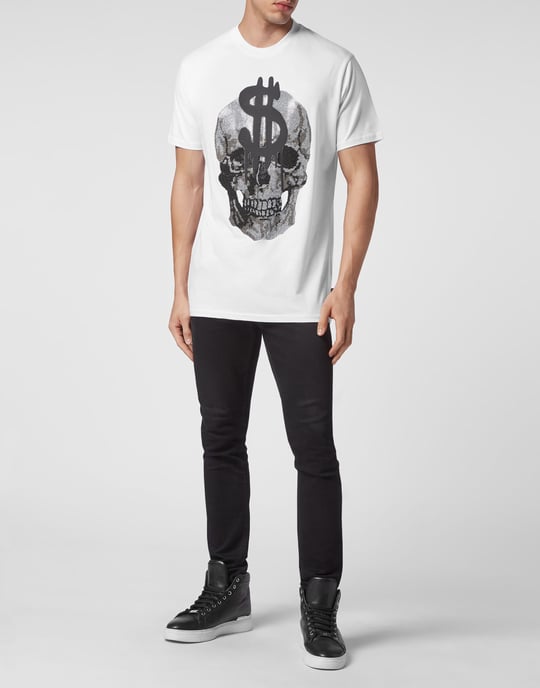 T-Shirt Rund Hals Skull - Image 3
