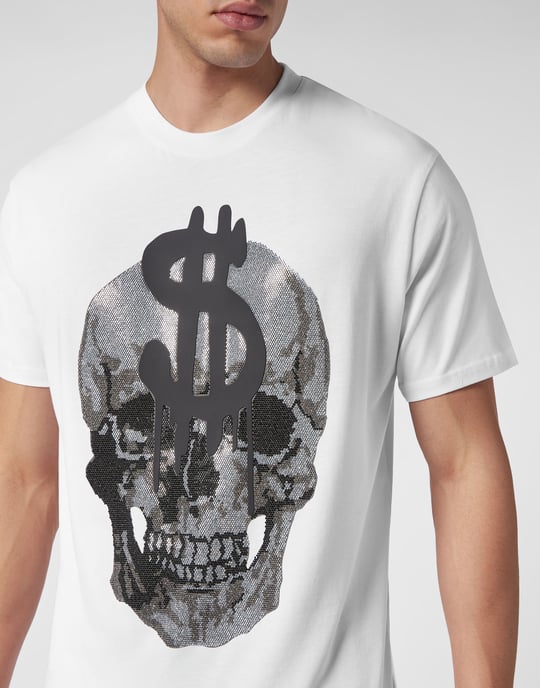 T-Shirt Rund Hals Skull - Image 5
