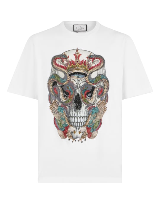Round Neck T-Shirt King Of Snakes Stones Snake - Image 1