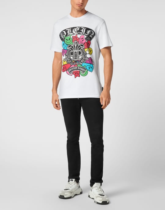 T-shirt med rund halsringning - Image 3