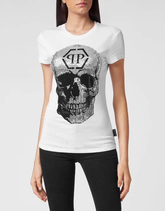 T-Shirt Round Neck Skull - Image 2