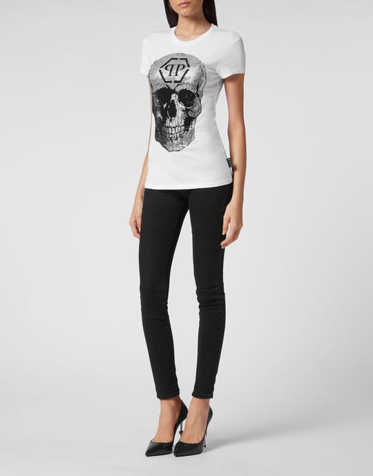 T-Shirt Round Neck Skull - Image 4