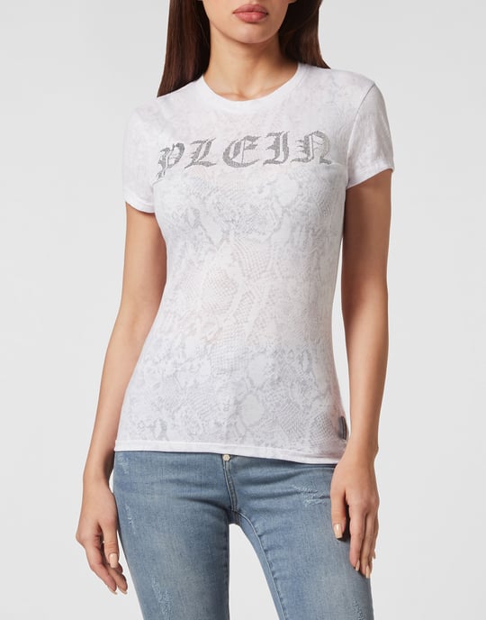 T-Shirt Ronde Hals Gothic Plein - Image 2