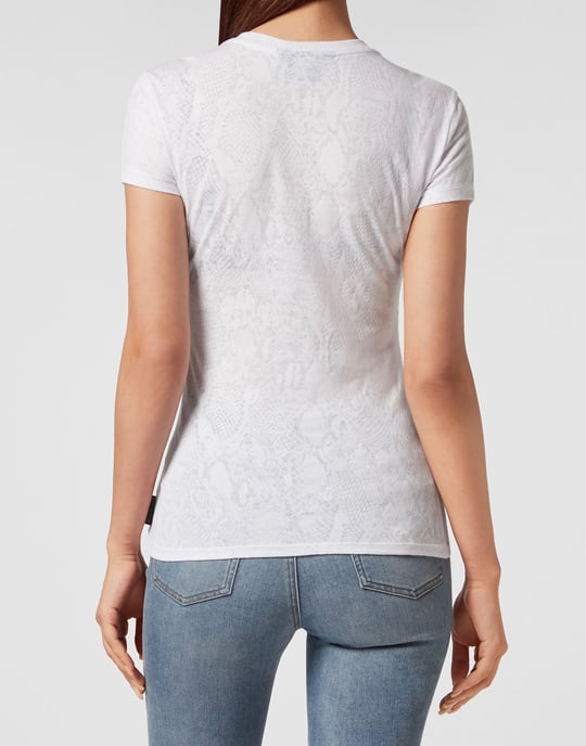 T-Shirt Ronde Hals Gothic Plein - Image 5