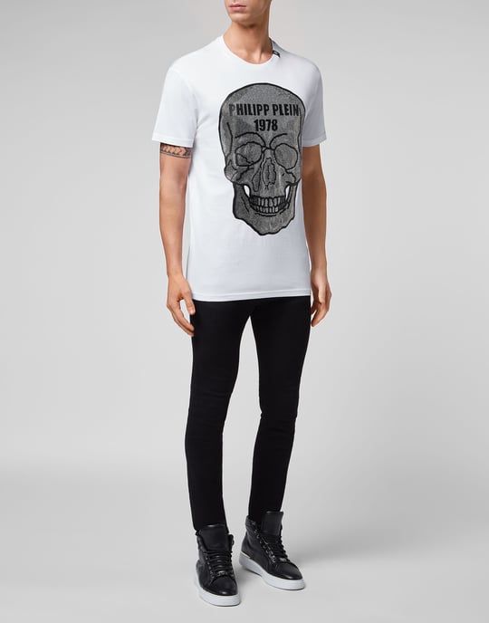 T-Shirt Rund Hals Skull - Image 3
