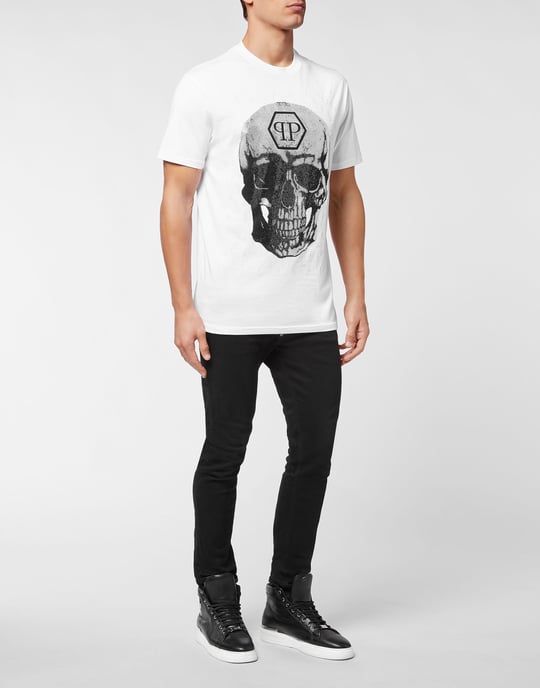 T-Shirt Ronde Hals Skull And Plein - Image 4