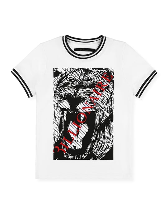 T-shirt Rund Hals Långärmad Lejon - Image 1