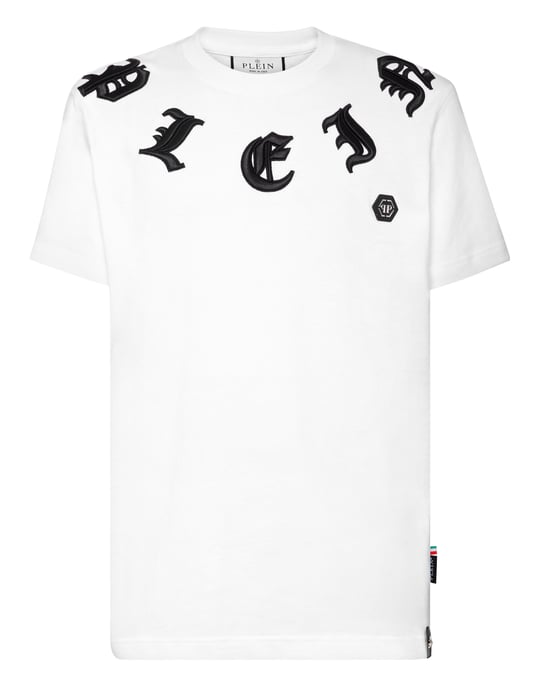 T-shirt Rund Hals Gotisk Plein - Image 1