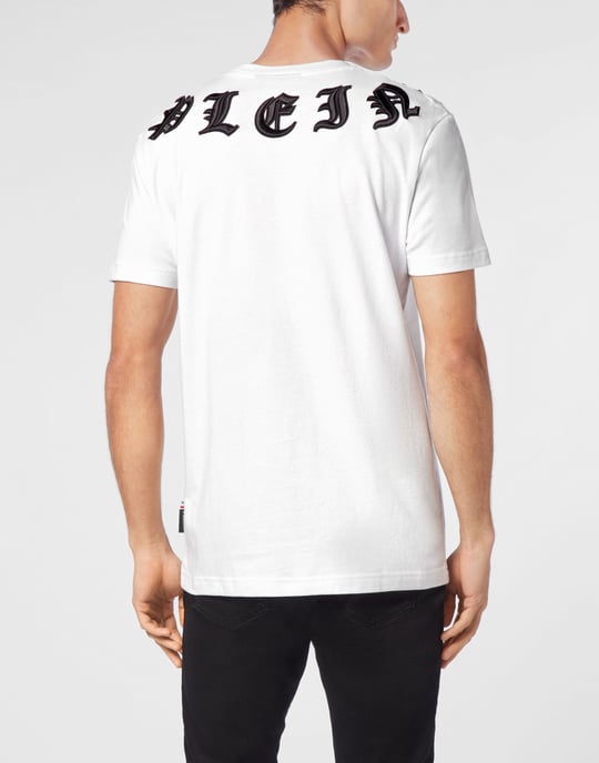 T-shirt Rund Hals Gotisk Plein - Image 3