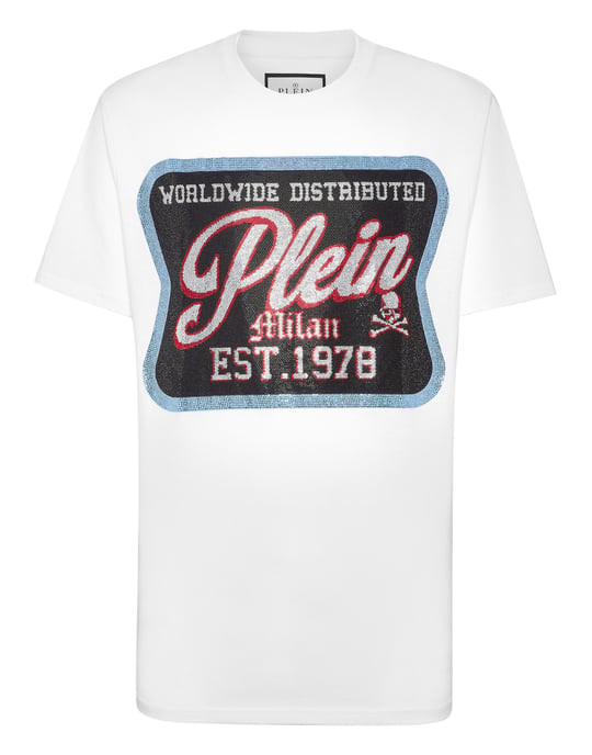 T-shirt med rund halsringning - Image 1