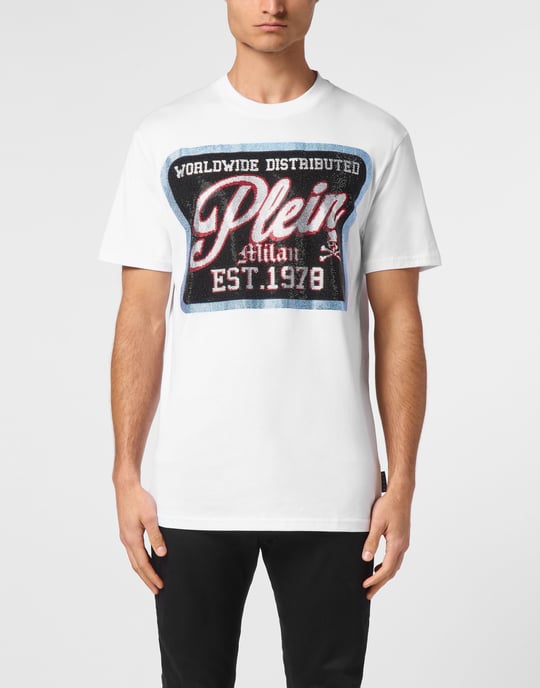 T-shirt med rund halsringning - Image 2