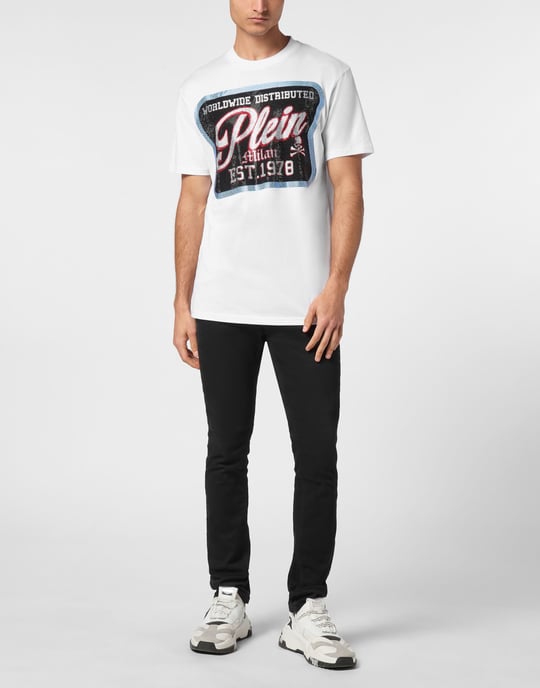 T-shirt med rund halsringning - Image 3