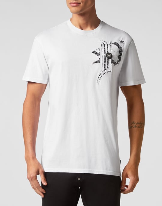 T-Shirt Round Neck Gothic Plein - Image 2