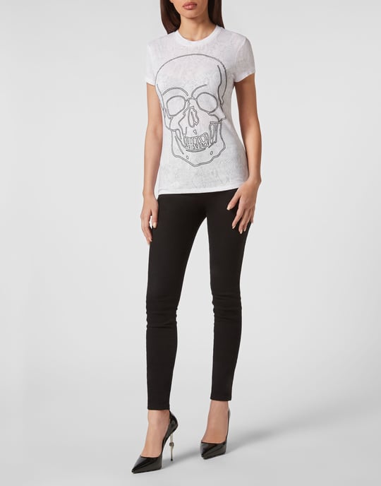 T-Shirt Rund Hals Skull - Image 3