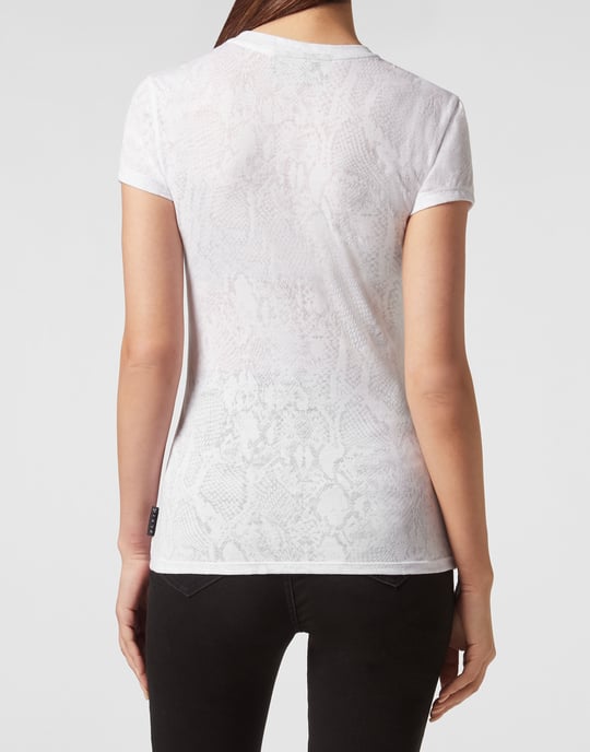 T-Shirt Rund Hals Skull - Image 4