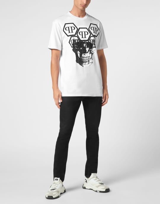 T-Shirt Rund Hals Skull - Image 3