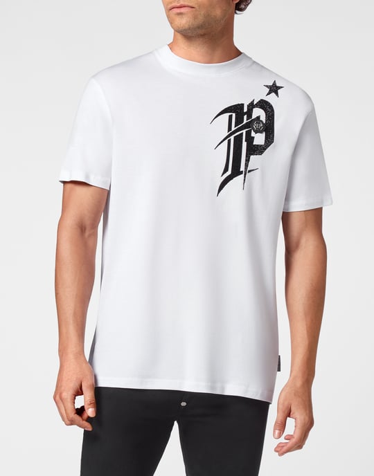 T-Shirt Ronde Hals Gothic Plein - Image 2