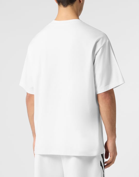 Round Neck T-Shirt Reflective Scratch - Image 4