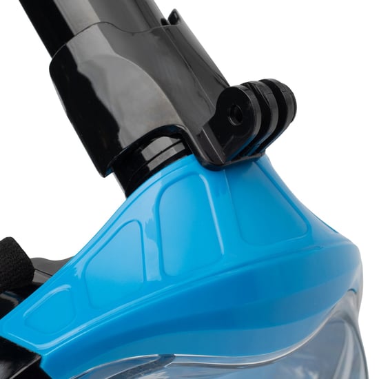 Aquawave Unisex Aquaro Volgelaats Snorkel voor volwassenen (Blauw/Zwart) - Image 2