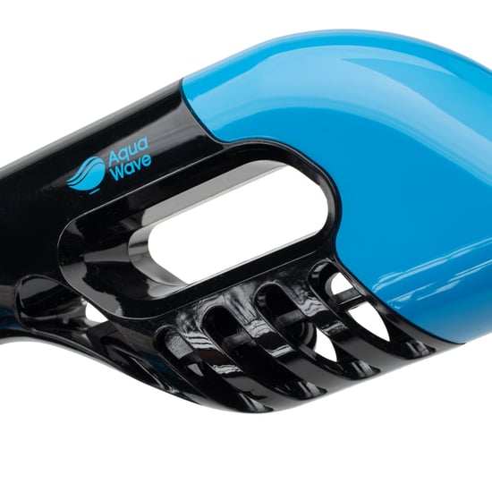 Aquawave Unisex Aquaro Volgelaats Snorkel voor volwassenen (Blauw/Zwart) - Image 3