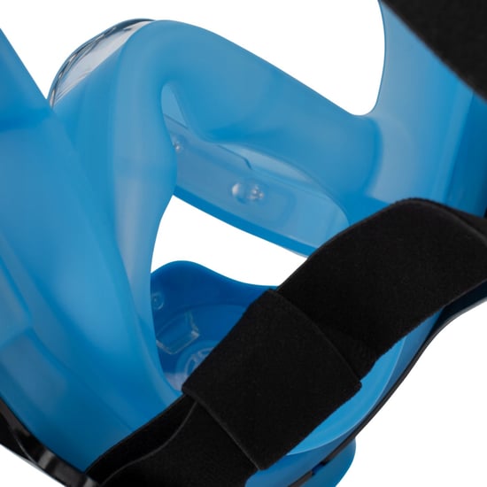 Aquawave Unisex Aquaro Volgelaats Snorkel voor volwassenen (Blauw/Zwart) - Image 4